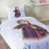 resm Taç Lisanslı Disney Frozen Diamond Tek Kişilik Pamuk Nevresim Takımı