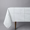 resm Linens Stich 150x250 cm Masa Örtüsü Beyaz Gold