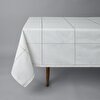 resm Linens Stich 150x250 cm Masa Örtüsü Beyaz Gold