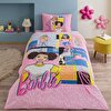resm Taç Lisanslı Barbie Bright Tek Kişilik Pamuk Complete Set