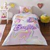 resm Taç Lisanslı Barbie Mermaid Tek Kişilik Pamuk Nevresim Takımı