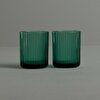 resm Linens Shelby 2'li 320 ml Bardak Yeşil