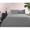 resm Taç Ranforce Basic Queen Size Nevresim Takımı Gri