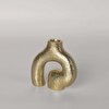 resm Linens Vein 11,5x4x11,5 cm Dekor Vazo Gold