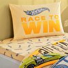 resm Taç Lisanslı Hot Wheels Winner Tek Kişilik Pamuk Nevresim Takımı
