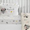 resm Taç Lisanslı Disney Minnie Mouse Dream Baby Pamuk Bebek Nevresim Takımı