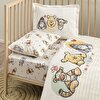 resm Taç Lisanslı Disney Winnie The Pooh Happy Baby Pamuk Bebek Nevresim Takımı