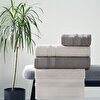 resm Taç Bliss Pure Cotton Pamuk Aile Seti Gri Antrasit