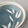resm Linens Daphne Seramik 13 cm Çerezlik Yeşil