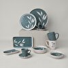resm Linens Daphne Seramik 2'li 90 ml Kahve Fincan Seti Yeşil