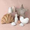 resm Linens Nautilus 29x17x20,5 cm Dekor Beyaz