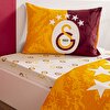 resm Taç Lisanslı Galatasaray 5.Yıldız Tek Kişilik Pamuk Nevresim Takımı 