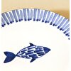 resm Butik Seramik Pasta Tabağı Bodrum Lacivert