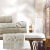resm Taç Iris Pure Cotton Pamuk Aile Seti Taş Vizon
