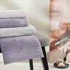 resm Taç Vella Bamboo Classic Aile Seti Lila Gri