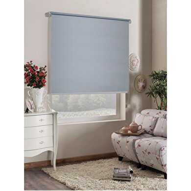 resm Taç Blackout One-Gri Stor Perde Gri 100X200 cm