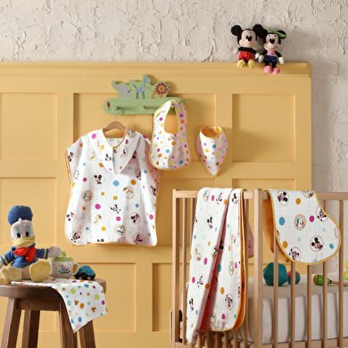 resm Lisanslı Disney Mickey Pamuk 60x120 cm Müslin Panço