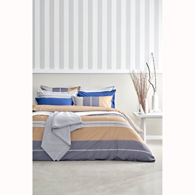 resm Taç Vera Tek Kişilik Nevresim Takımı Gri