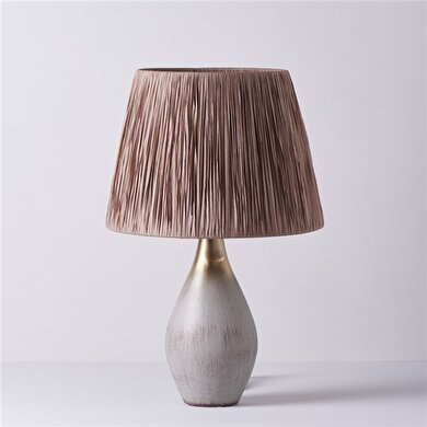 resm Linens Levina Seramik 33x33x51 cm Abajur