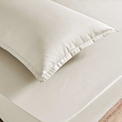 resm Taç Color Dreams Saten Çift Kişilik Çarşaf Seti Vizon