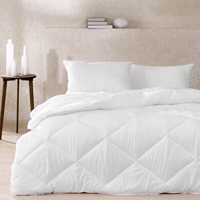 resm Taç Comfort Mikrofiber King Size Yorgan Beyaz