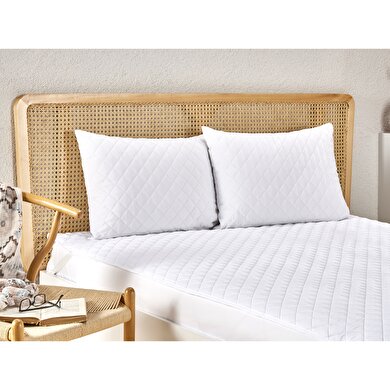 resm Taç Eco Care Sıvı Geçirmez 50x70 Yastık Alez Beyaz