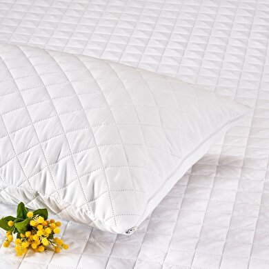resm Taç Eco Care Sıvı Geçirmez 50x70 Yastık Alez Beyaz