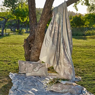 resm Taç Reborn Rima Bambu Çift Kişilik Nevresim Takımı Taş