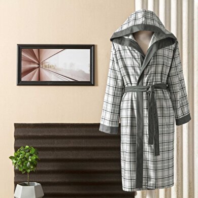 resm Taç Caleb Pamuk 15-18 Yaş Genç Bornoz Çok Renkli