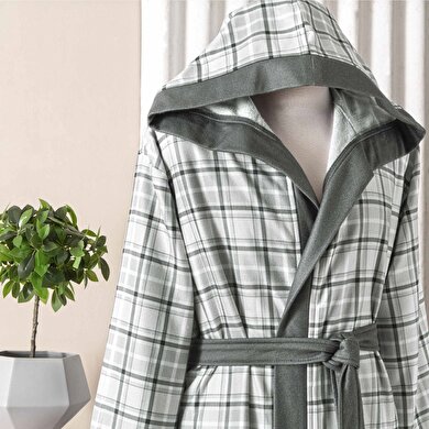 resm Taç Caleb Pamuk 15-18 Yaş Genç Bornoz Çok Renkli