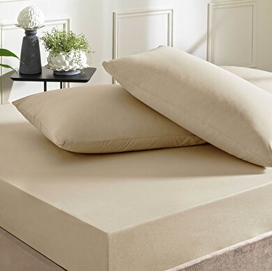 resm Taç Color Dreams Ranforce Çift Kişilik Çarşaf Seti Vizon