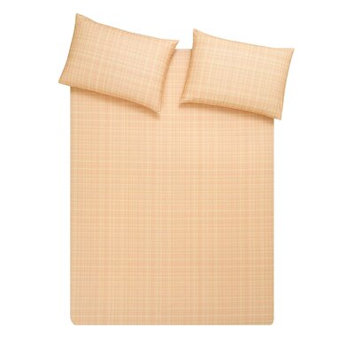 resm Taç Butik Alba Pamuk Percale Çarşaf Çift Kişilik Turuncu