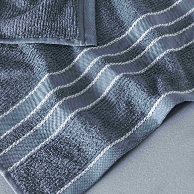 resm Taç Butik Doğu Ekspresi Pamuk Yüz Havlusu Mavi 50x85