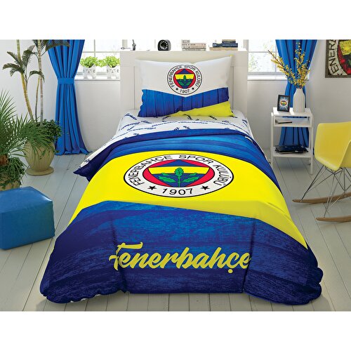Resim Taç Fenerbahçe Wooden Logo Nevresim Takımı