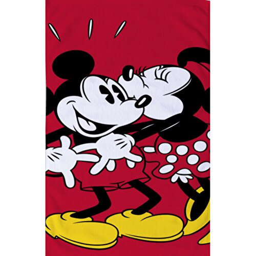 Resim Disney Minnie&Mickey Kiss Plaj Havlusu