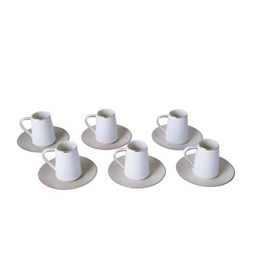 Resim Pierre Cardin Elegant 6'lı Kahve Fincanı Seti