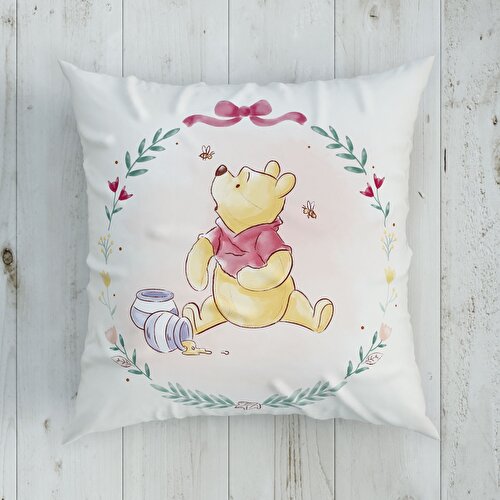 Resim Disney Winnie The Pooh Baby Pamuk Lisanslı Kırlent