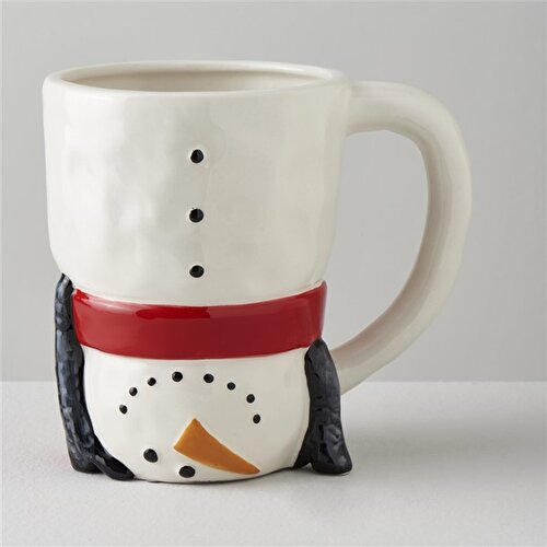 Resim Linens Smile Snowman Seramik 430 ml Mug