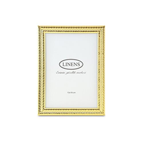 Resim Linens Minka Metal 13x18 cm Çerçeve Gold