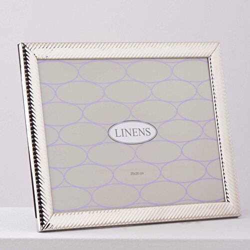 Resim Linens Pigna Metal25x20 cm Çerçeve Gümüş