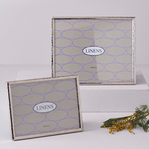 Resim Linens Etta Metal 20x15 cm Çerçeve Gümüş