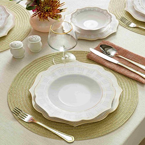 Resim Pierre Cardin Karina 60 Parça 12 Kişilik Yemek Takımı