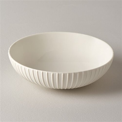 Resim Linens Trend Porselen 18 cm Kase Beyaz