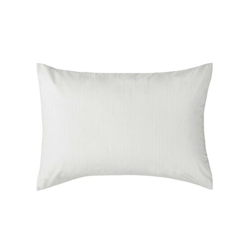 Resim Taç Butik Crest Pamuk Yastık Kılıfı Gri
