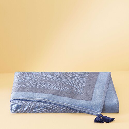 Resim Taç Butik Bodrum Throw Mavi