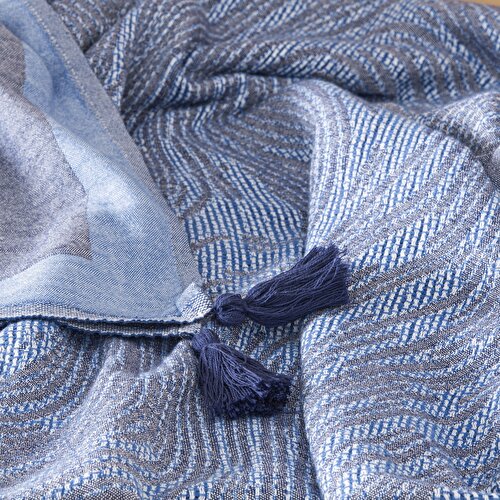 Resim Taç Butik Bodrum Throw Mavi
