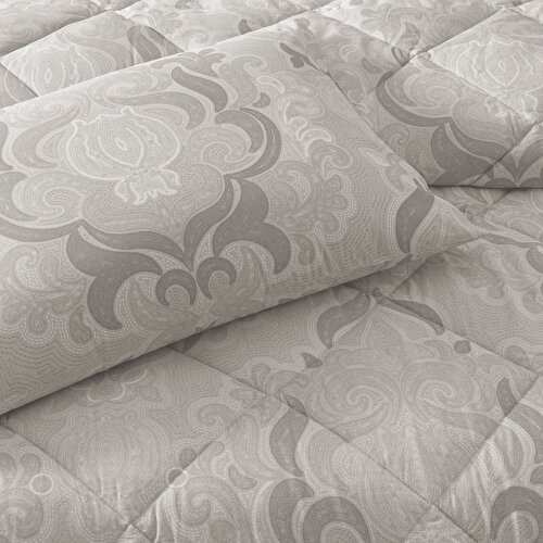 Resim Taç Norellia Ranforce Çift Kişilik Yorgan Seti Gri