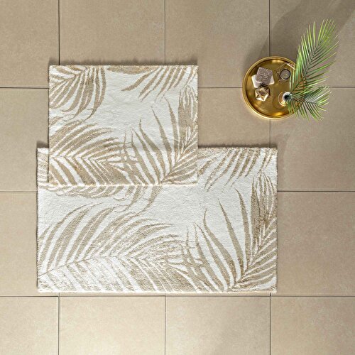 Resim Taç Palm 2'li Pamuklu Paspas Yeşil