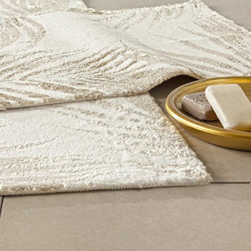 Resim Taç Palm 2'li Pamuklu Paspas Yeşil