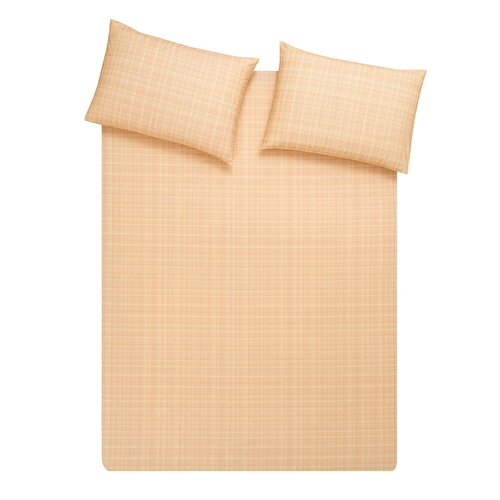 Resim Taç Butik Alba Pamuk Percale Çarşaf Çift Kişilik Turuncu